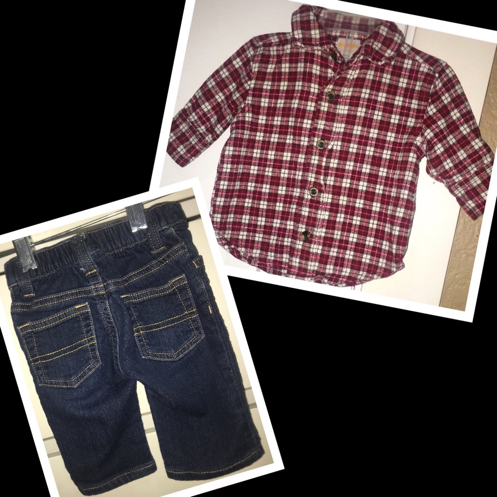 •Gymboree 0-3m baby boy 2pc. Outfit🖍EUC🖍